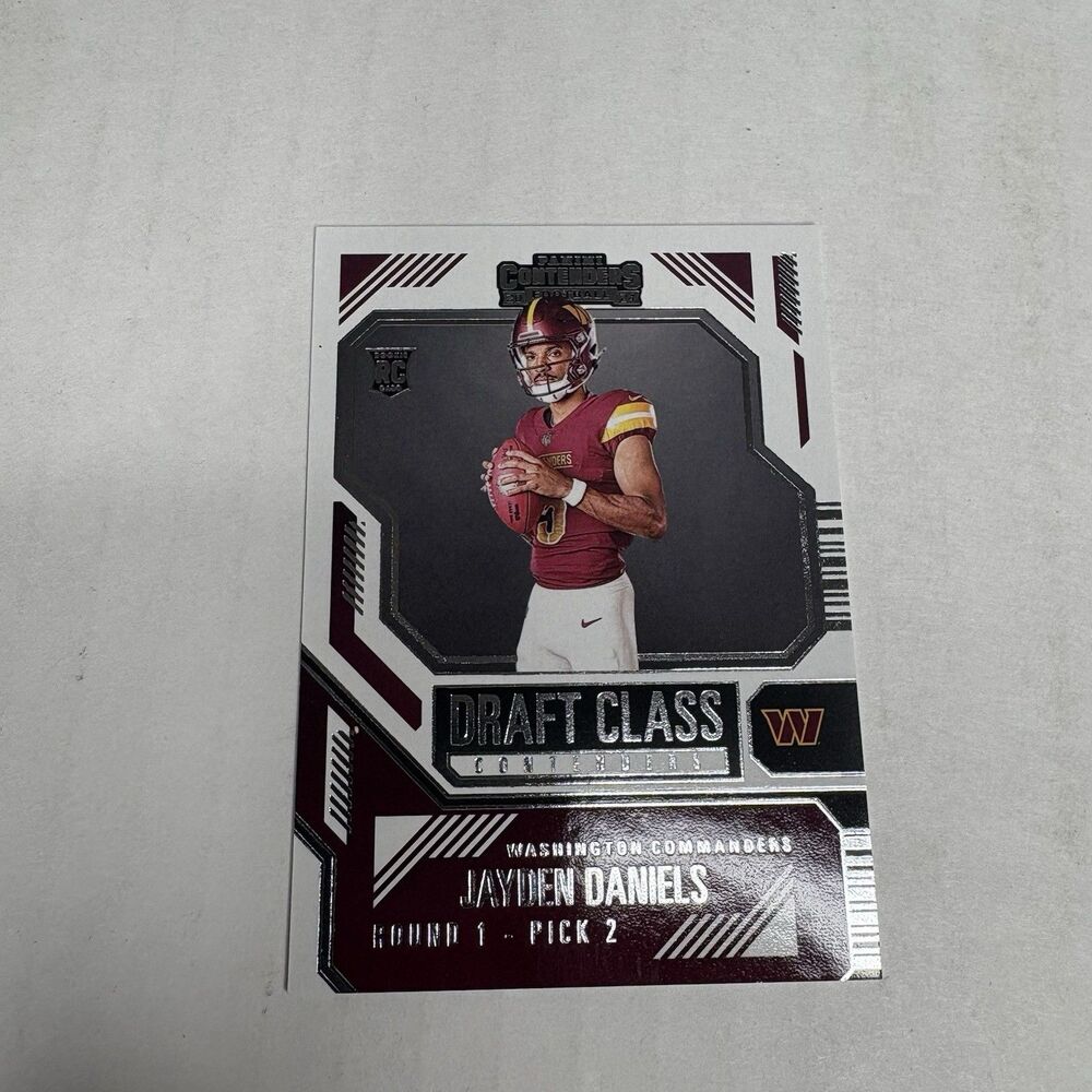 2024 Panini Contenders - Jayden Daniels Draft Class Rookie Card - #2 RC - Picture 1 of 6